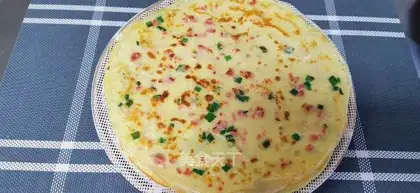 Milk ham eggcake