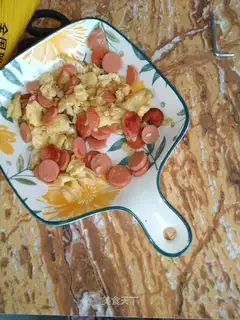Egg ham and sausage