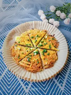 Onion potato eggcake