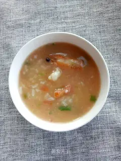 Tomato shrimp congee