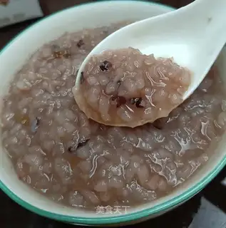 Ice cream, black rice congee
