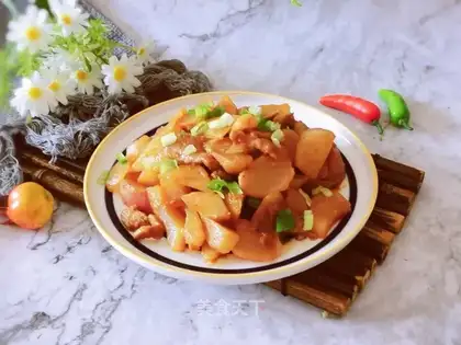 Soy sauce and radish