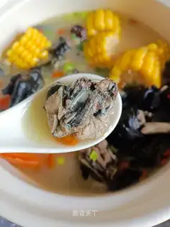 Corn chicken soup