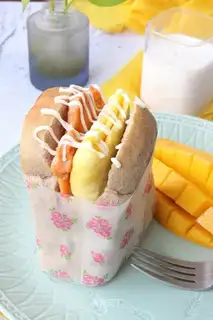 Chicken potatoes sandwich