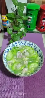 Pork gravy, chrysanthemum