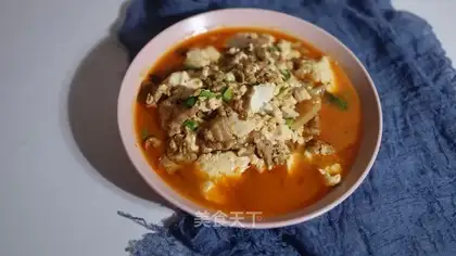 Red burning tofu