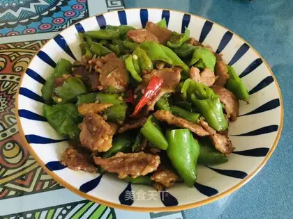 Chili fried meat