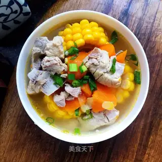Corn steak soup