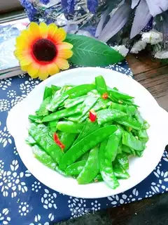 Fried Dutch beans