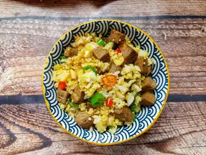 Cream pepper beef for 2 meters