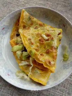 Onion eggcake