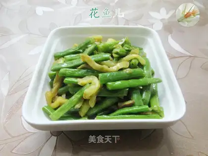 ♪ Squeeze and make beans ♪