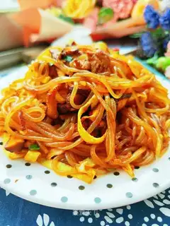 Beef fried taro fans