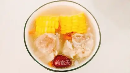 Corn bone soup
