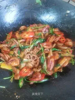 Dry pan shrimp