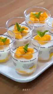 Mango pudding