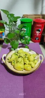 Onion fried potatoes