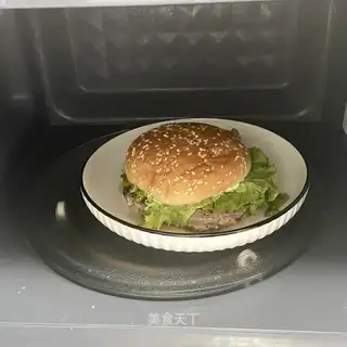 A simple steak burger