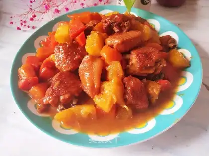 Pineapple-fruit chicken wings
