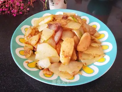 Roasted pork potato chips