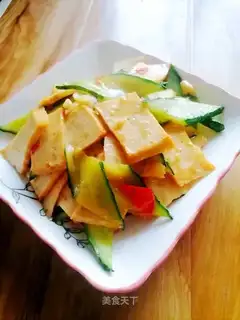 Fish tofu cucumber