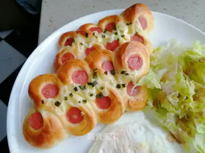 Handmade ham bread