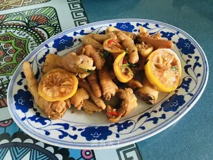 Lemon chicken claws