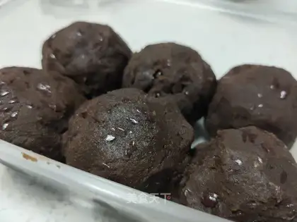Homemade red bean sand