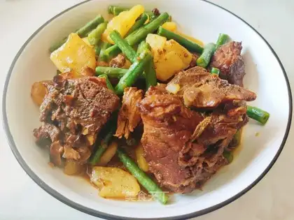 Bean-fruit potato ribs