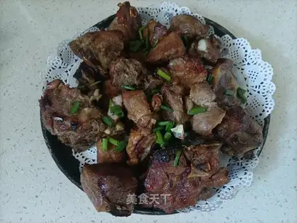 Garlic roasted ribs