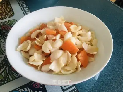 Carrot and lilies