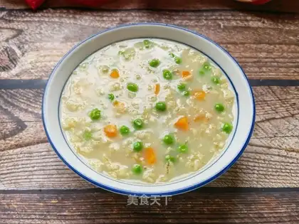 Carrot pea oatmeal