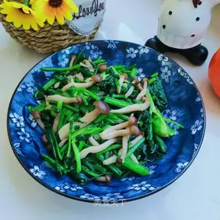 Crab mushrooms and spinach