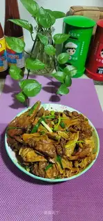A bamboo duck