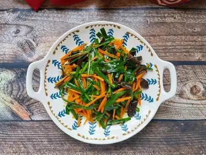Carrots, mussels