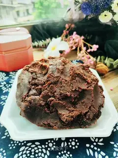 Homemade red bean sand
