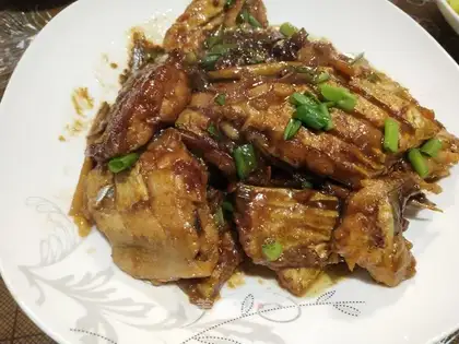 Red-fried fish