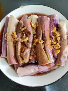 Steam eggplant