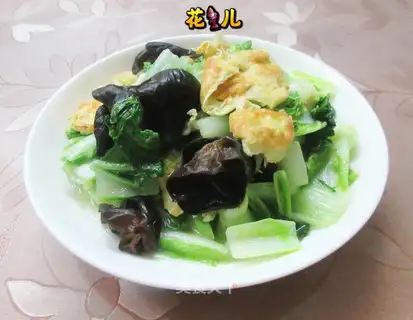 Black-mucked eggs and curry