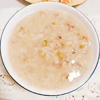 Lily green bean congee