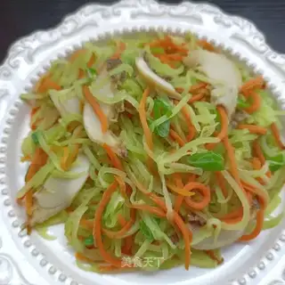 Carrot fried abalone