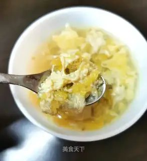Gingertail egg soup