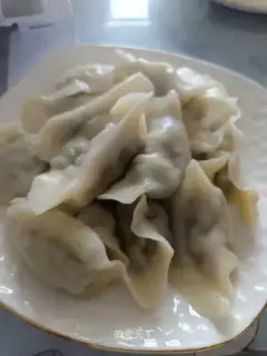Three fresh dumplings