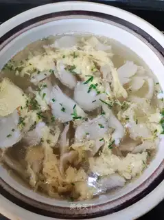 Pumpkin egg soup