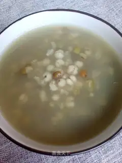 Green bean rice congee