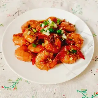 Fried garlic shrimp