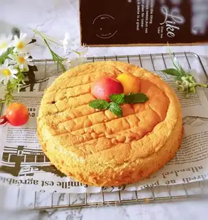 Blueberry jam cake