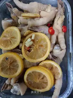 Lemon chicken claws