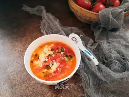 Potato egg soup