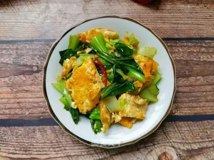 Fried omelet